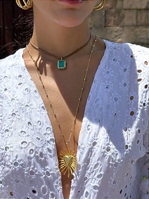 Choker Fio Turmalina