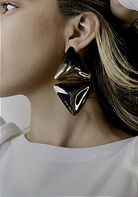 Brinco Triângulo Duplo