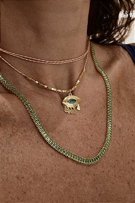 Colar Fio Com Pingente