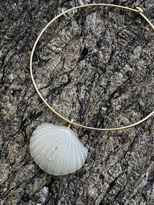 Choker Aro Concha Resina