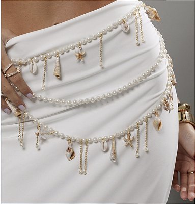 Cinto Camadas Pérolas