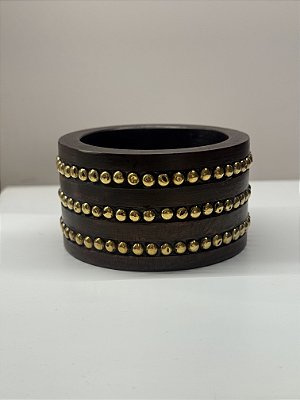 Bracelete Madeira Poá