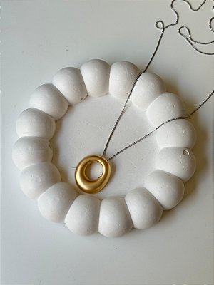 Colar Longo Bicolor Elo Fosco