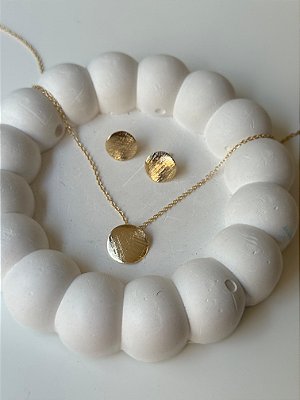 Conjunto Colar e Brinco Esfera
