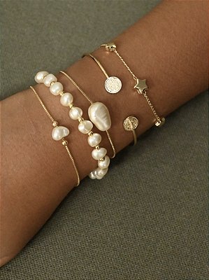 Pulseira Lisa Pérola