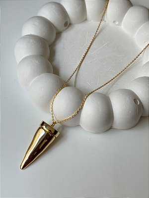Colar Longo Dente Golden Era