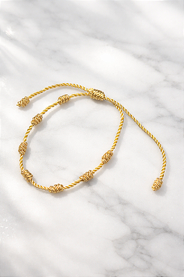 Pulseira 7 Nós Creme