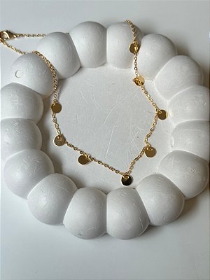 Choker Medalhas Espaçadas