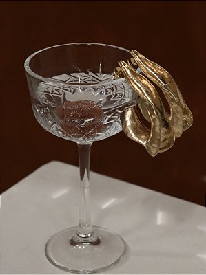 Maxi Argola Ouro Fosco