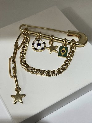 Broche Bandeira Brasil
