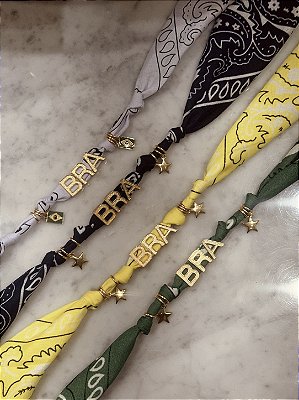 Choker Bandana BRA Dourada