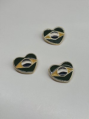 Broche Coração do Brasil