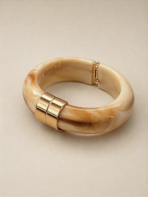 Bracelete Resina Abertura Frontal