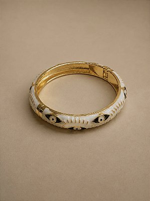 Bracelete Esmaltado Olho Grego