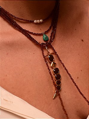 Choker Cristal com Pérola