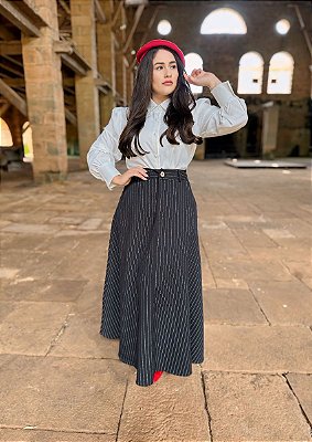 Saia Helena risca de giz
