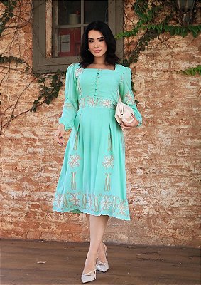Vestido midi Sara