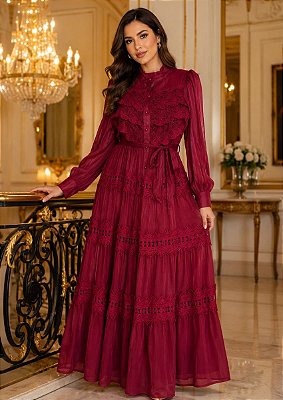 Vestido longo Lavínia