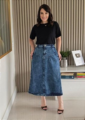 Saia Jeans Renata