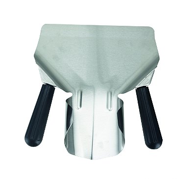 Pá de Aço Inox Pegador Ambidestro Para Batata Frita Palito