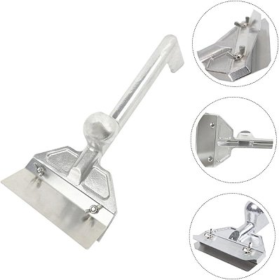 Raspador Limpador de Chapa Para Lanches Lamina de 15cm Inox