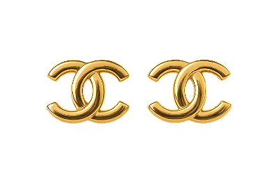 BRINCO INSPIRACÃO CHANEL EM BANHO DE OURO