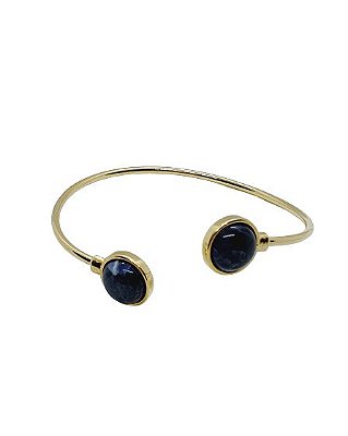 BRACELETE DUAS PEDRAS NATURAIS SODALITA