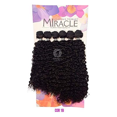 Cabelo Miracle Glamour G – 220g COR  1B