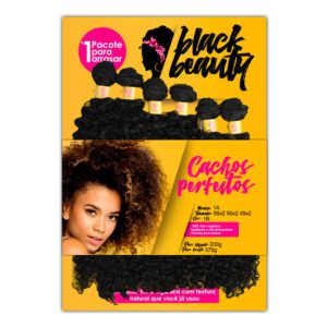 Cabelo Cachos Perfeitos 1B Black Beauty  cor 1
