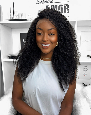 Lace Front Cabelo Humano HD 360° - "Helena"