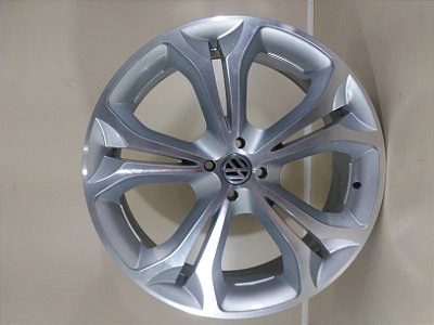 Rodas Aro 20 RanLaw 4x100  Prata Diamantada Seminova