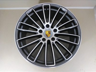 Roda Aro 20 Porsche Cayenne  5x130 20x9,5 50 Graphite Diamantada Nova 187