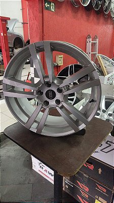 Jogo roda ramilow , 19x7. 5, 45, 5x112, Prata brilhante e Semi nova