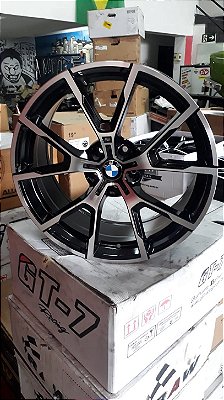 Jogo de Rodas BMW Aro 19 5x112 Preta Diamantada Nova