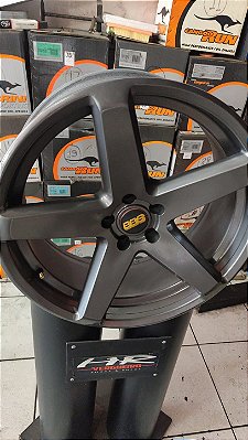 Jogo de Roda GT7 Aro 20 5x100 Grafite Brilhante Seminova