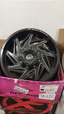 Jogo roda XF Off-road Aro 20 5x114 5x127 Preta brilhante Novas