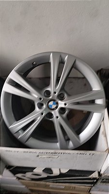 Jogo de rodas BMW Aro 17 5x120 Prata brilhante e SemiNovas
