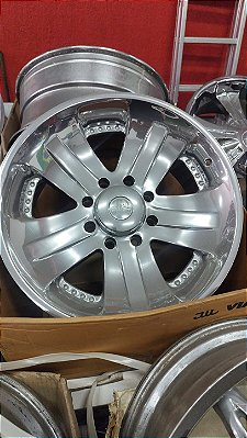 Jogo de rodas foose A20 8x165 Cromadas Seminovas