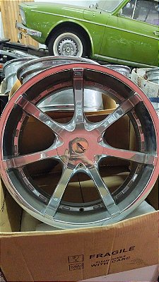 Jogo de roda TSW A22 6x139 Cromadas Semi novas