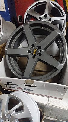 Jogo de roda GT7 Aro 20 5x110 Grafite brilhante Seminovas