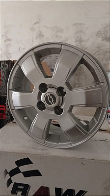 Jogo roda Montana sport Aro 15 4x100 Prata Novas