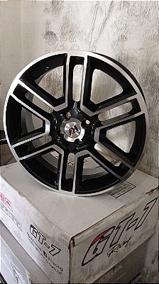 Rodas ramilow com Aro 18 4x100 Preta brilhante diamantada em estado Nova