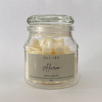 Wax Melts Pastilhas Perfumadas Alecrim Embalagem Vidro 60g