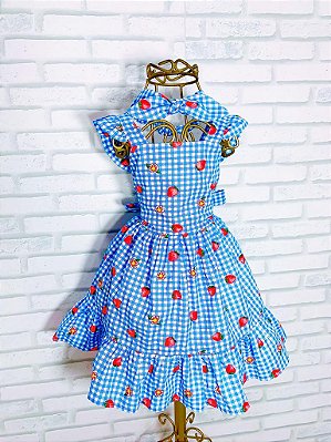 Vestido xadrez cheap burberry infantil