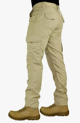 CALÇA TÁTICA POLY RIP STOP CÁQUI - RESGATE