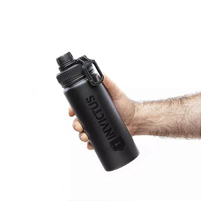 GARRAFA TERMICA SONIC 2.0 500ML PRETO - INVICTUS