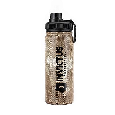 GARRAFA TERMICA SONIC 2.0 500ML CAMUFLADO COYOTE - INVICTUS