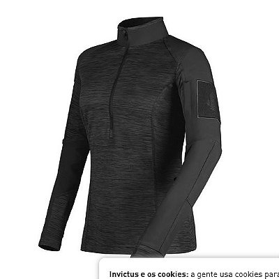 CAMISA FEMININA COURAGE PRETO - INVICTUS