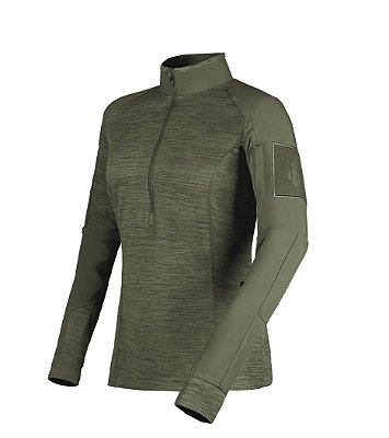 CAMISA FEMININA COURAGE VERDE OLIVA - INVICTUS