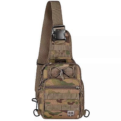 BOLSA DE OMBRO PATRULHA MULTICAM - BR FORCE